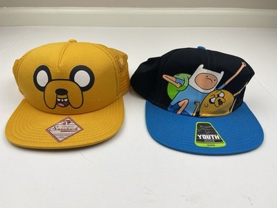 Vintage Adventure Time Youth Hat Set - Finn & Jake, Jake Trucker SnapBack