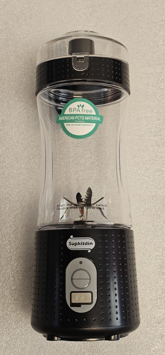 Supkitdin Portable Mini Travel Blender Smoothie Stainless Steel