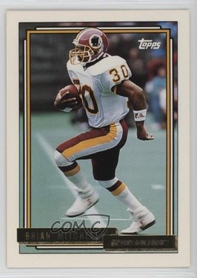 1992 Topps Gold Brian Mitchell #52 03hc