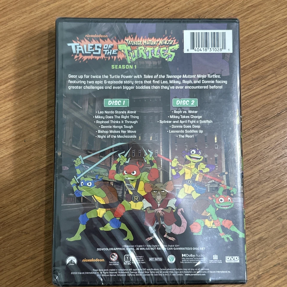 Tales of the Teenage Mutant Ninja Turtles: the Complete Season 1 (DVD) NEW - Image 3 of 4
