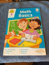 School Zone Math Basics 3 Workbook: 64 Pages Ages 8-9 Homeschool