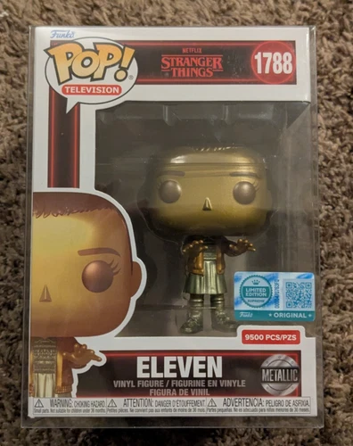 Funko Pop Eleven Gold 9500 Target Metallic Supreme Figure #1788 Stranger Things