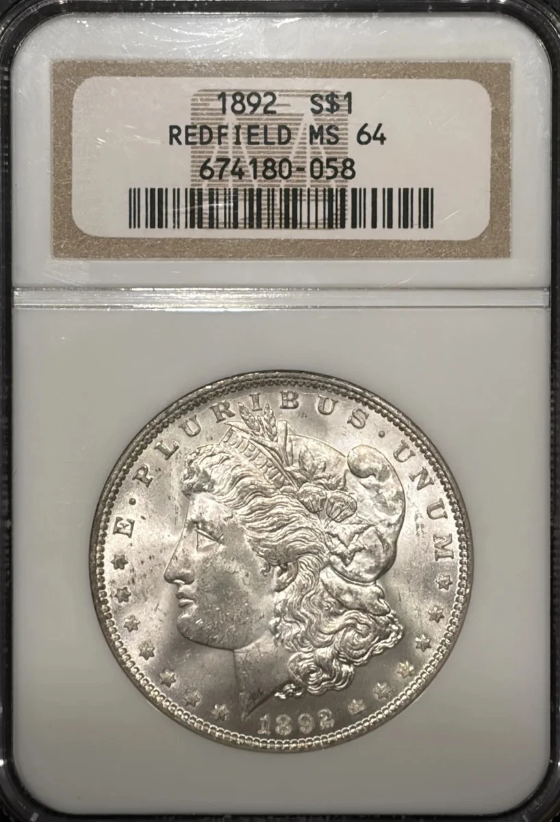 MS 64 Graded 1892 Year Morgan US Dollars (1878-1921) for sale | eBay