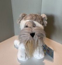 Retired Webkinz Schnauzer Puppy Dog Plush Ganz 2008 with Code/Tags - New