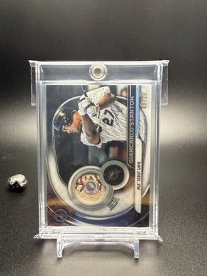 2022 Topps Tribute Milestone Relic Card /10 Giancarlo Stanton #MR-GST *First Hit