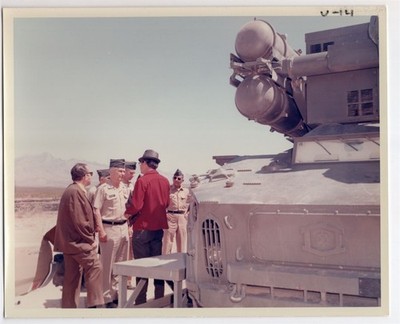 1960-70s Fort Bliss Texas SAM Missile Testing Crew 8x10 Original Photo