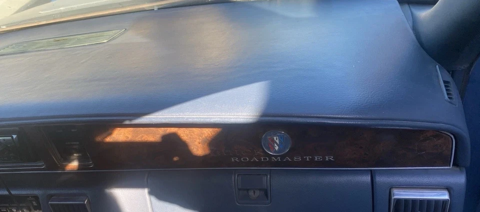 Buick Roadmaster Olds 1991-93 Custom Cruiser Top tablero superior almohadilla azul Foto 2 de 2