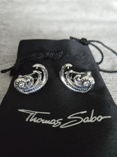 Image of Thomas Sabo Wave Earrings Silver