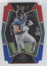 2021 Panini Select Premier Level Red & Blue Prizm Die-Cut Luke Farrell #194 2l4