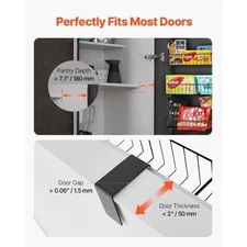 Over the Door Pantry Organizer 8Tier Pantry Organization and Storage
