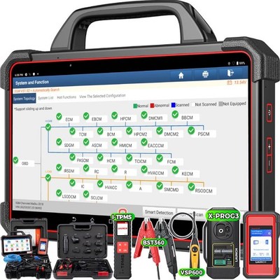 2026 LAUNCH X431 PAD VII PAD 7 OBD2 Diagnosegerät X-PROG3 i-TPMS BST360 VSP600
