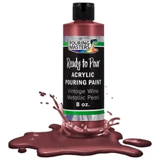 Pouring Masters Vintage Wine Metallic 8-Ounce Water-Based Acrylic Pouring Paint