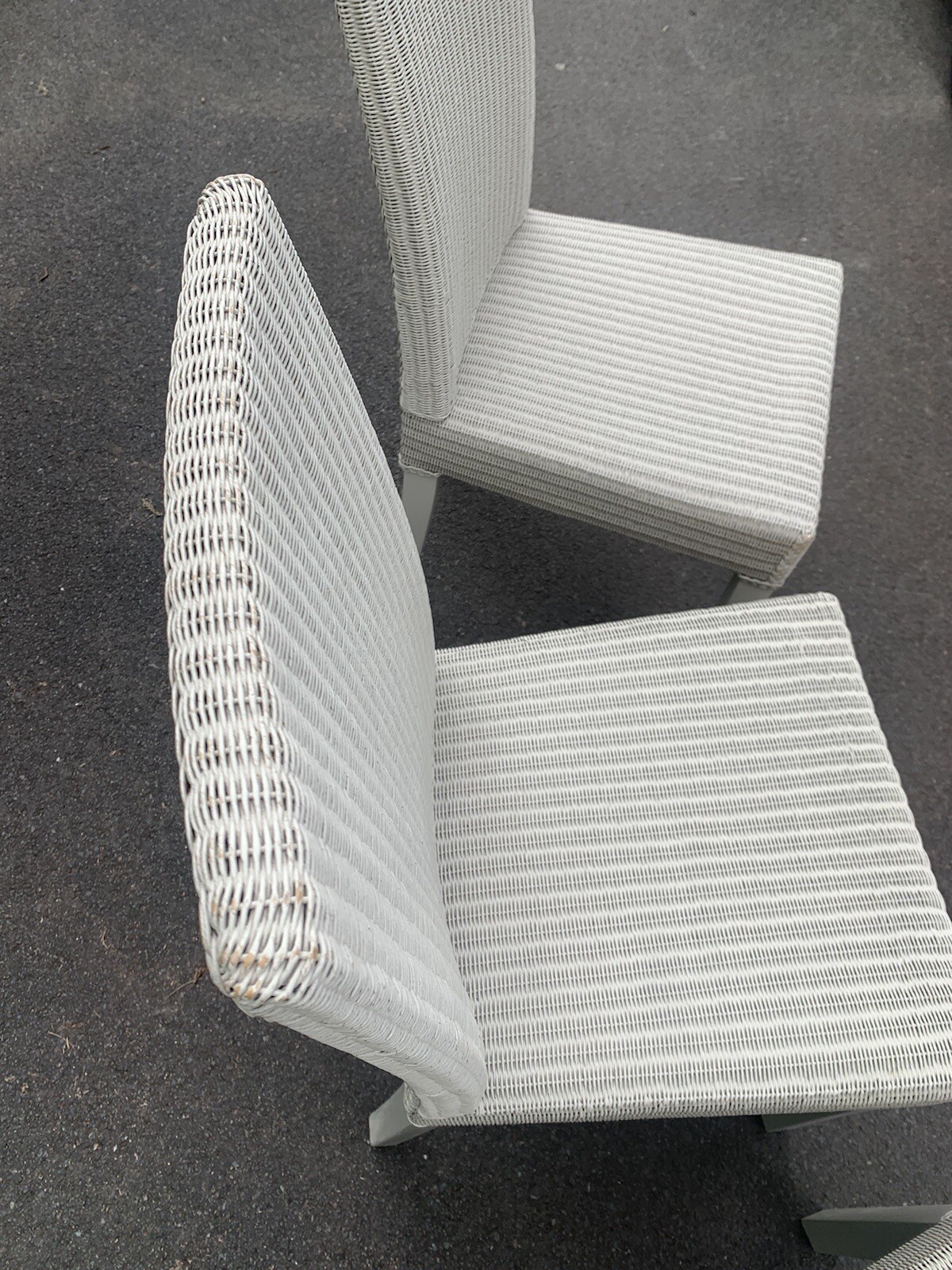 Neptune Montague Lloyd Loom Style Kitchen Dining Room Chairs (X4) RRP£