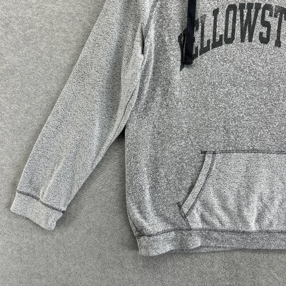 Sudadera con Capucha Yellowstone Mujer Talla XL Gris Manga Larga Camp David Tejida Relajada Foto 2 de 4