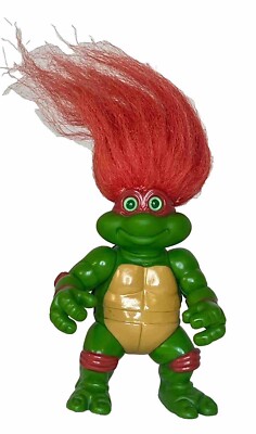 Tmnt Ninja Turtles Raffaello Raphael Raph Troll Playmates 1993 Seltene