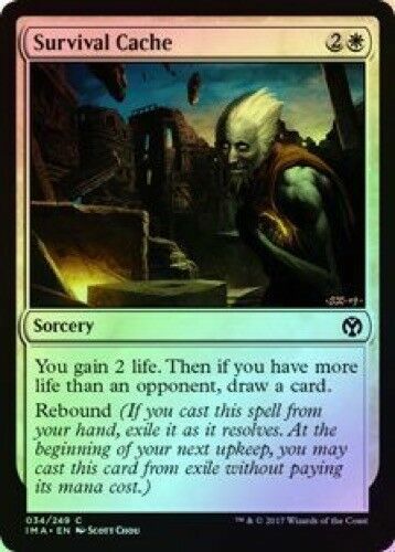 1x Survival Cache - FOIL - NM - Iconic Masters - SPARROW MAGIC - Picture 1 of 1