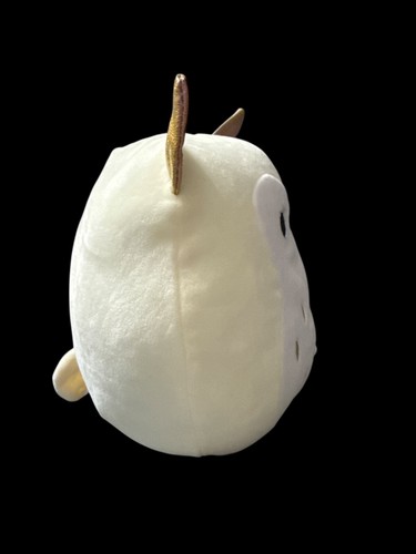 "Juguete de peluche original Squishmallows VEE The Golden Owl 8,5"" oro blanco crema nuevo con etiquetas" - Imagen 4 de 5