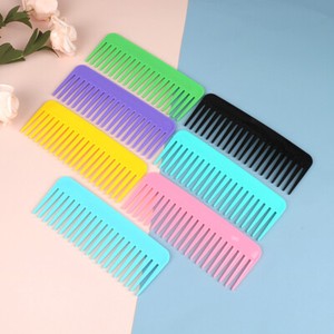 1pc Salon Comb Hairdressing Shower Plastic Wide Tooth Detangler Hair Brush Co Hs Ebay