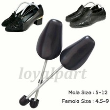 Pair Adjustable Shoe Support Shapers Plastic Keepers Stretchers Trees Men Women