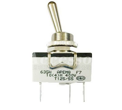 10PC APEM635H3 foot 2 gear self-resetting rocker switch 15A250V opening 12mm #A6