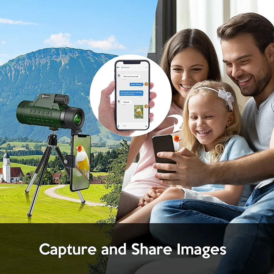 Slopehill High Quality Monocular Mobile Bird Watching Travel Hunting Beach - Image 2 of 4