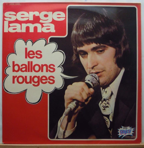 LP 33 T Serge Lama – Les Ballons Rouges
