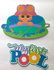 3D UPick First 1st Pool Baby Summer Title Scrapbook Card Embellishment