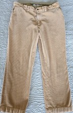 Vintage Polo Ralph Lauren Pants 38x30 Corduroy Preston Khaki Beige Tan Mens