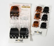 SCUNCI Lot - Claw Hair Clips - All Day Hold - Total 11 clips