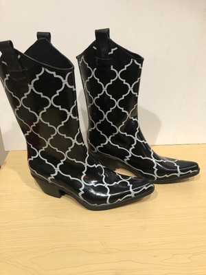 cowboy style rain boots