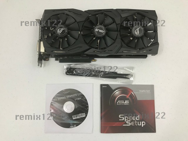 Asus Rog Strix Radeon Rx 580 O8g Gaming Oc Gddr5 Video Card For Sale Online Ebay