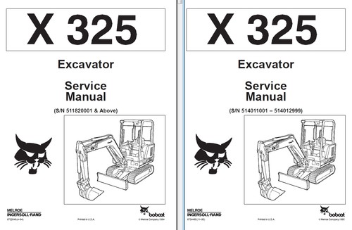 BOBCAT 325 328 Service , Operator's & Parts Manual CD - Zdjęcie 4 z 12