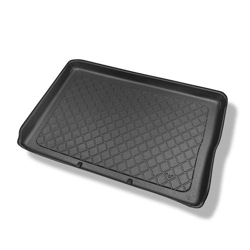 Tapis De Coffre Sur Mesure Pour Opel Meriva B (2010-2017) - Noir, Antidérapant Et Résistant