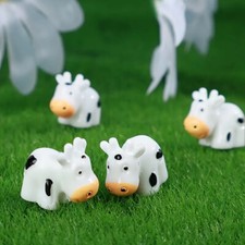 Dollhouse Miniature Cows Set of 4 Cute Little Heffers