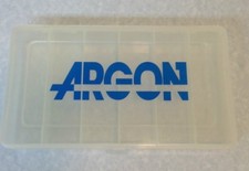 12-Pack Clear Plastic Storage Box Small Parts Container Organizer 6-Compartment