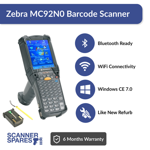 🔥 SYMBOL MC92N0-GP0SXEYA5WR 1D & 2D LONG RANGE IMAGER Windows CE 7.0 Zebra 🔥 - 第 1/11 張圖片