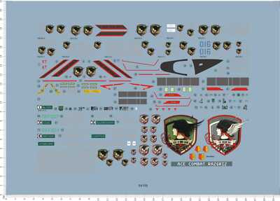 Super Detail Up 1/72 Scale US Air Force F-14A TOMCAT Model Kit Water Slide Decal