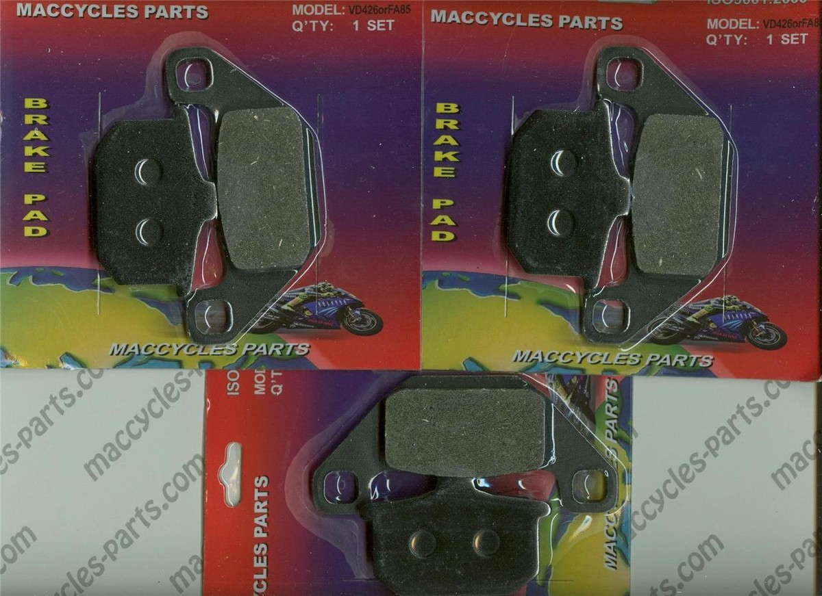 Kawasaki Disc Brake Pads ZX750 1983-1985 Front & Rear (3