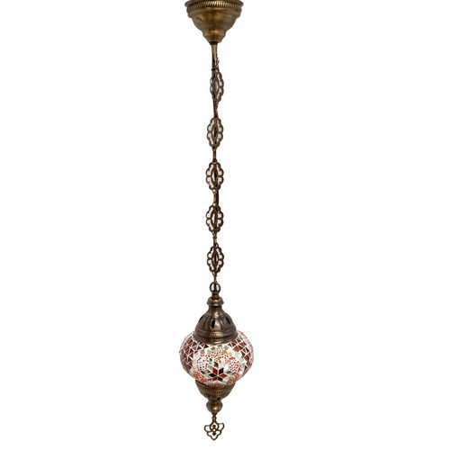 Turkish Moroccan Glass Mosaic Electrical Hanging Lamp Garden Lantern UK + CE - 第 41/55 張圖片