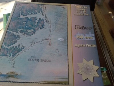 Rare THE OUTER BANKS JIGSAW PUZZLE HERITAGE 500 PC  16 x 20  Carolina NEW SEALED