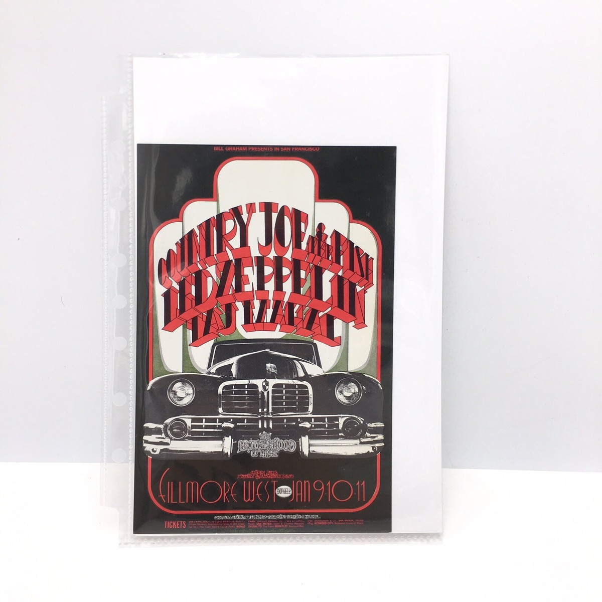BILL GRAHAM BG-155 COUNTRY JOE & THE FISH/LED ZEPPELIN/TAJ