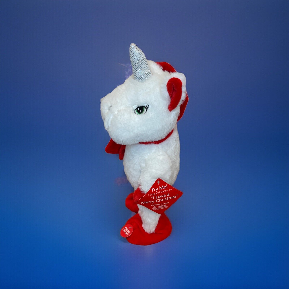 Christmas Unicorn Plush Animated Singing Dancing Holiday Stuffed Animal