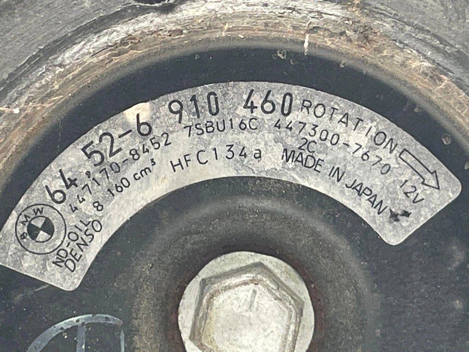 BMW 540i M5 2001 aire acondicionado compresor bomba polea OEM 64526910460 Foto 2 de 4