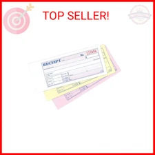 Adams Money/Rent Receipt Book, Carbonless, 3-Part, 2-3/4 x 7-3/16 Inches, 50 Set