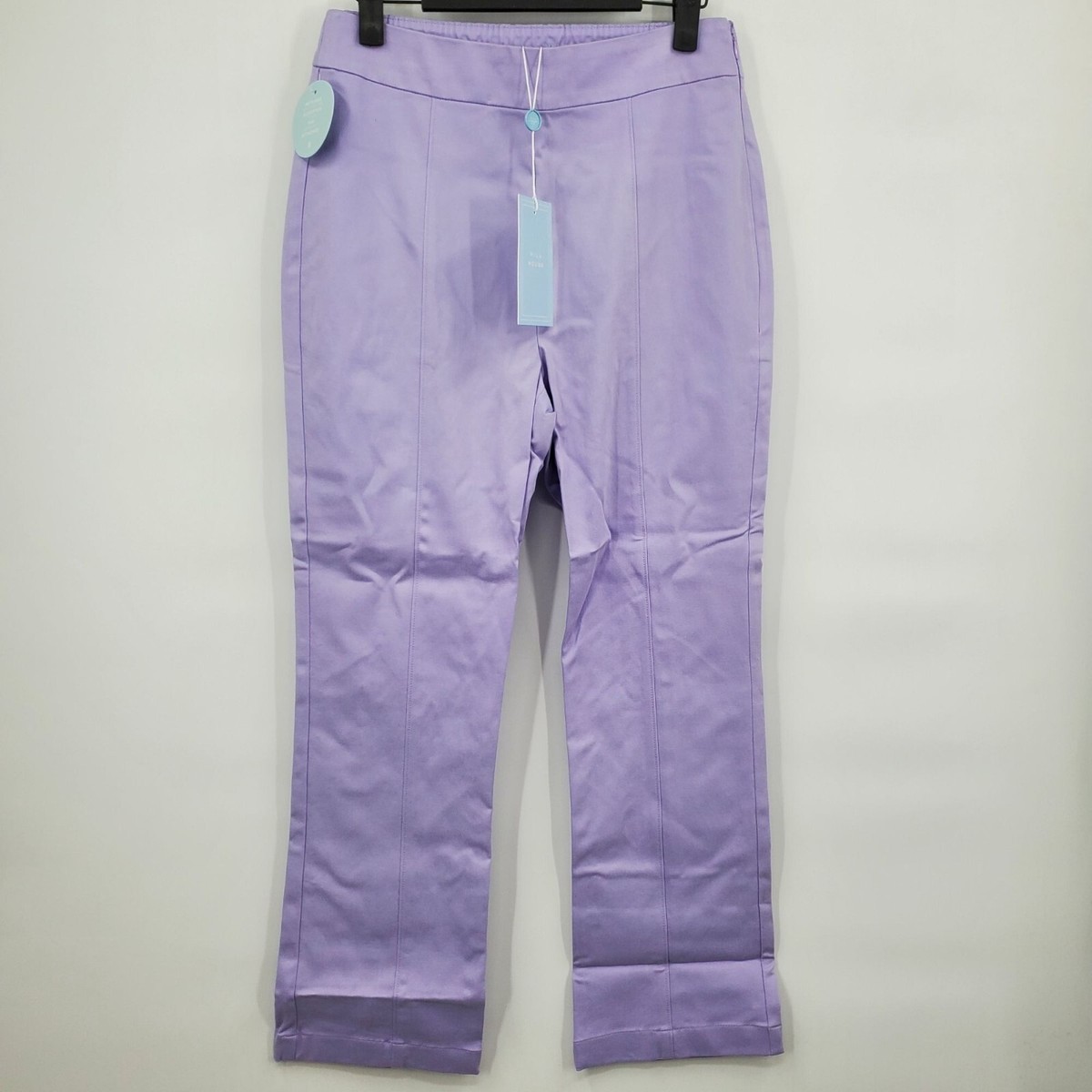 Hill House Claire Pants Hi-Rise Pintuck Pull On Womens Small NWT