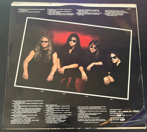 Metallica - ...And Justice For All - Vinyl 12" LP Elektra Records ST-E-60812 EX - Picture 3 of 12