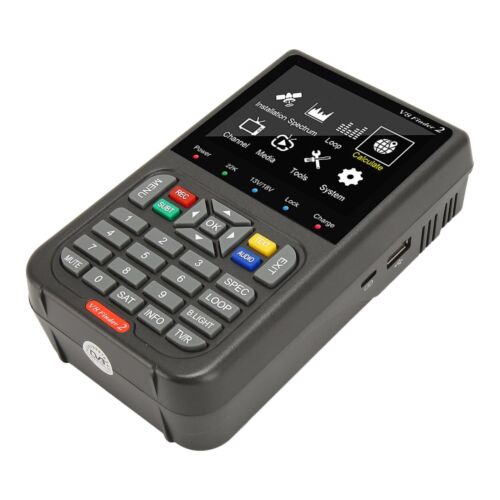 V8 Finder 2 Misuratore di segnale rilevatore satellitare 3,5 pollici HD LCD 4000 mAh USB 2.0 DVB fantastico - Foto 3 di 24