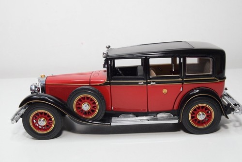 B47 1:24 FRANKLIN MINT MERCEDES-BENZ 770K 770 K GROSSER RED BLACK EXC. COND. - Picture 2 of 8