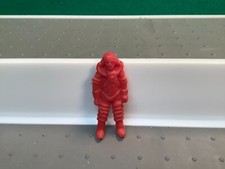 Vintage Gumball Vending Machine Cracker Jack Prize Astronaut Charm Plastic 1950