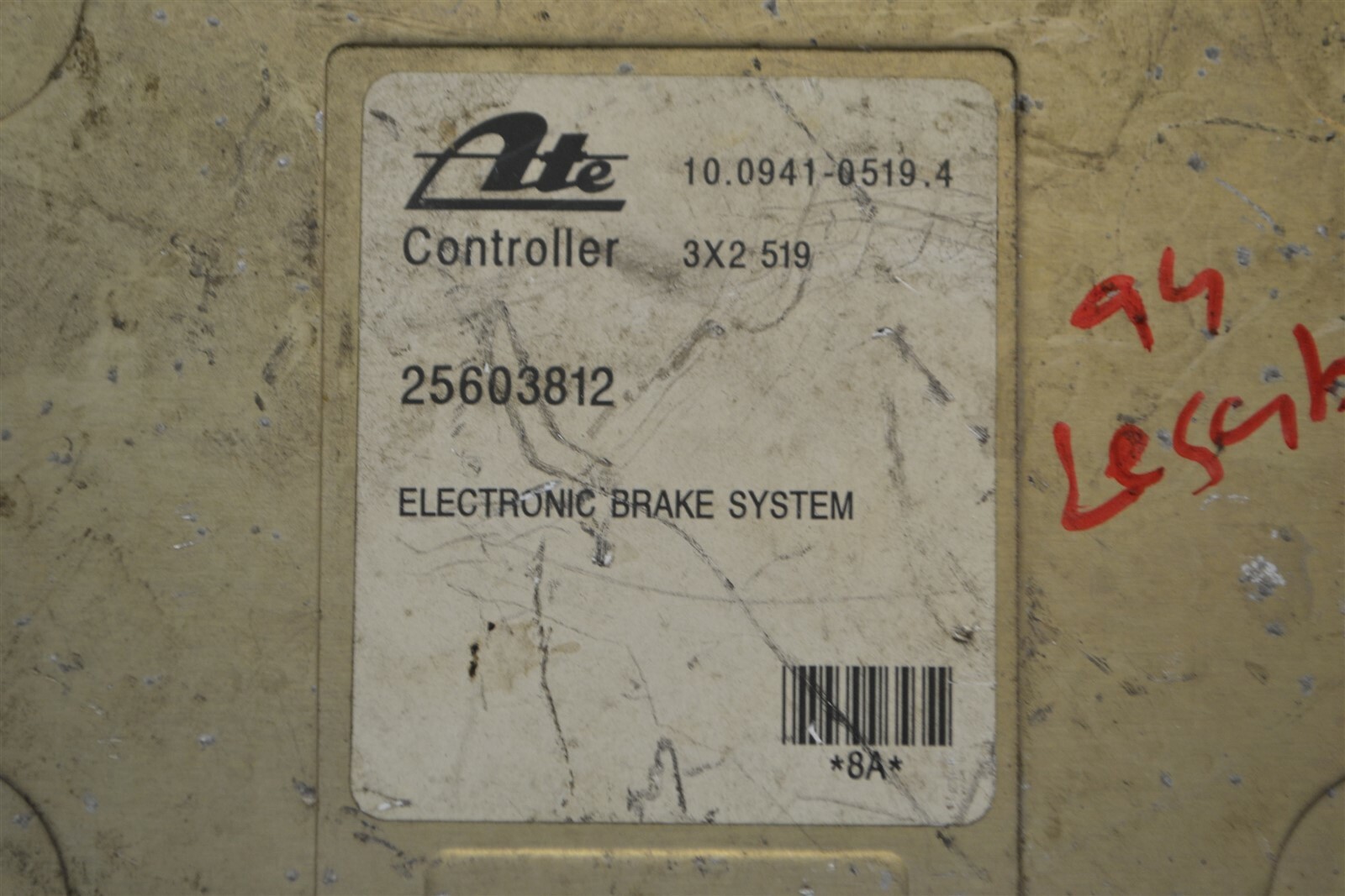 1994 Buick LeSabre ABS Control Unit OEM 25603812 Module 4979E7 eBay